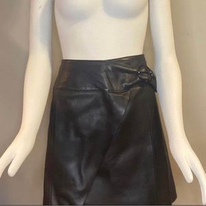 Leather skirt